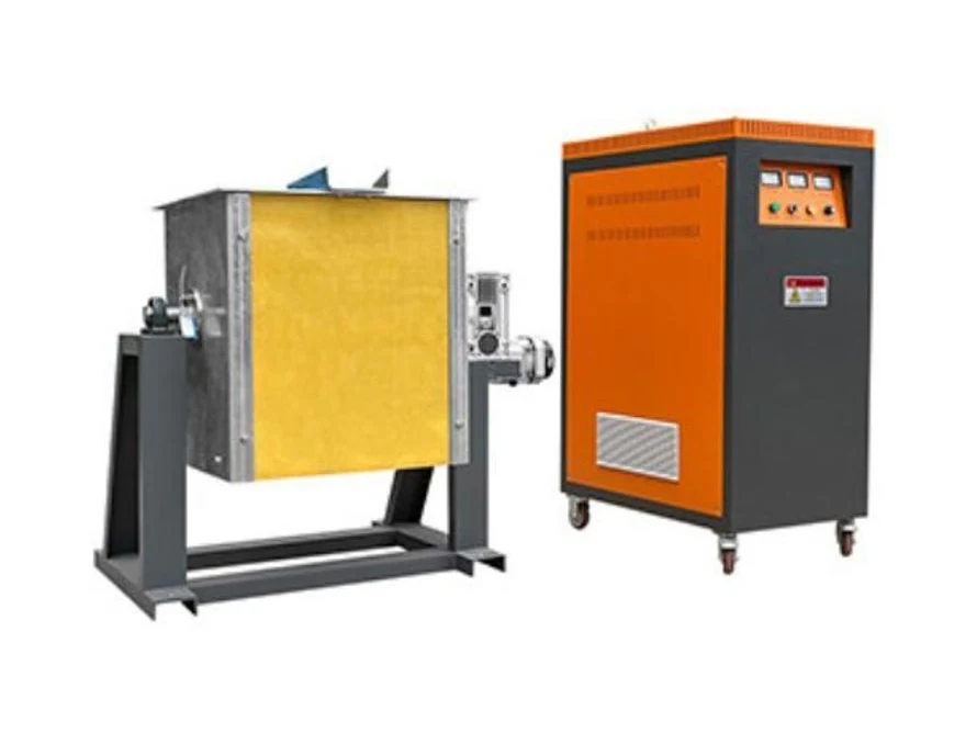Small Medium Frequency Induction Furnace — industrial equipment by Miracle Machinery